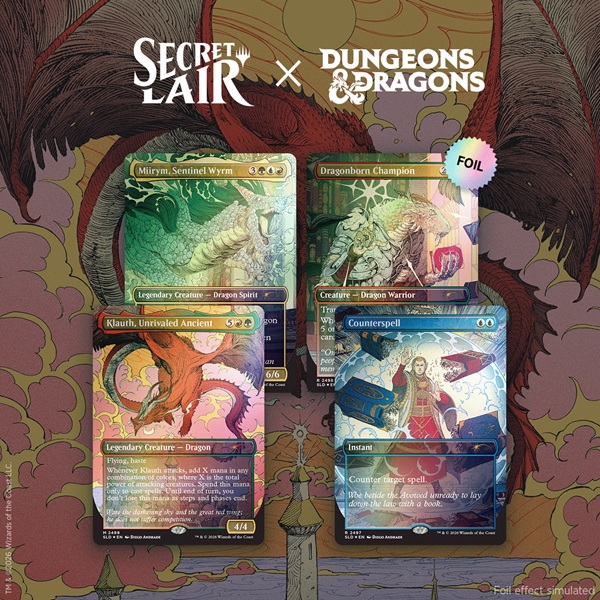 Secret Lair Drop Series 2026 : Roll For Initiative Superdrop: Secret Lair Dungeons Dragons: Whispers In Candlekeep Foil
