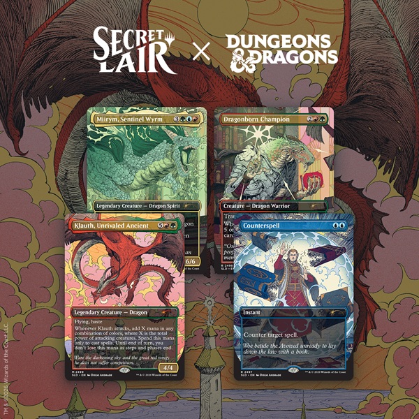 Secret Lair Drop Series 2026 : Roll For Initiative Superdrop: Secret Lair Dungeons Dragons: Whispers In Candlekeep Regular