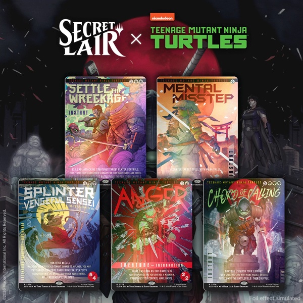 Secret Lair Drop Series 2026 : Totally Tubulair Superdrop: Secret Lair Teenage Mutant Ninja Turtles: The Last Ronin Foil