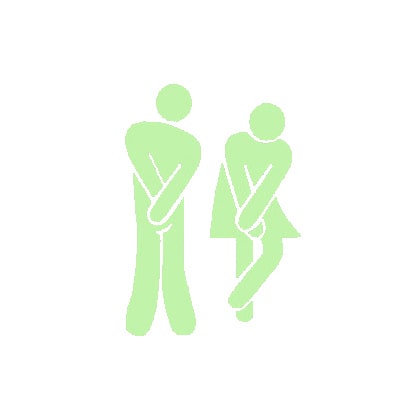 Selvlysende Toilet Skilt  Sjov Og Flot Toilet Wallsticker