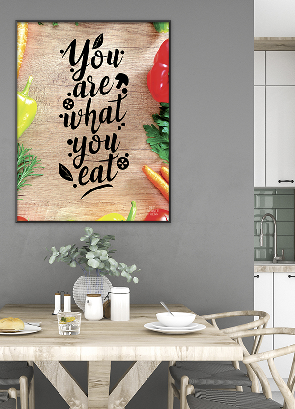 Serie You Are What You Eat-plakat 21 29 A4 Kr 199 -