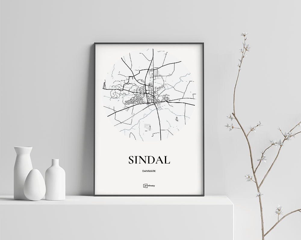 Sindal Plakaten Hvid