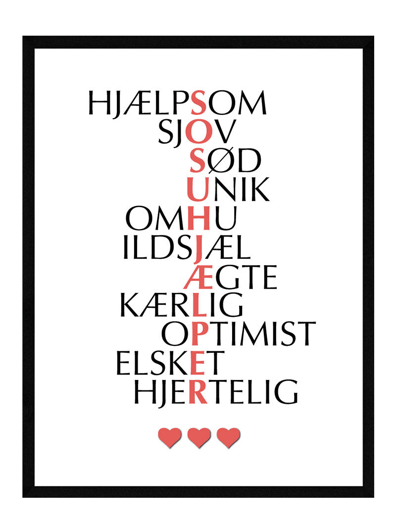 Sosu-hjælper Citat Plakat