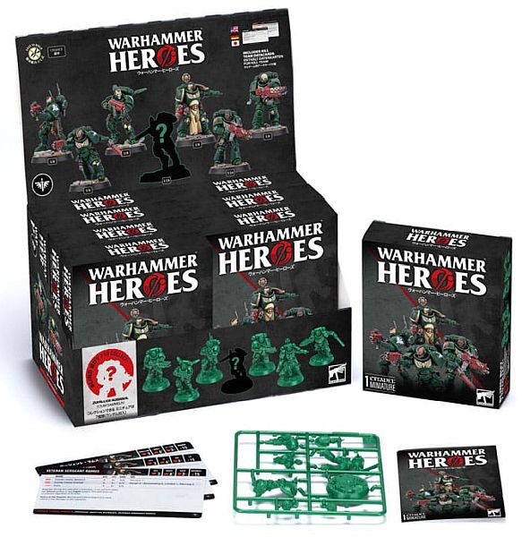 Space Marine Heroes 2025 Warhammer Heroes: Dark Angels Display Box    Random Figures