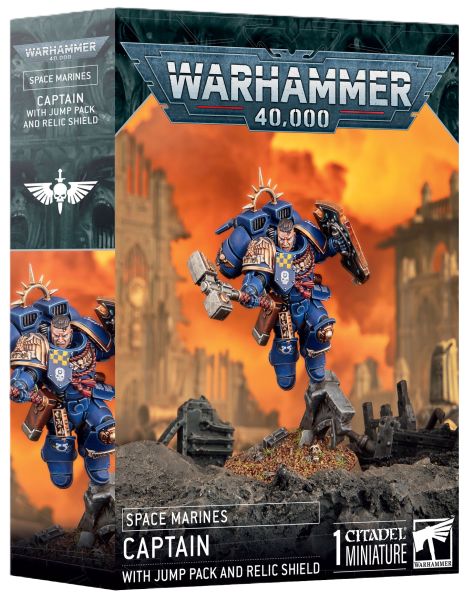 Space Marines Captain With Jump Pack And Relic Shield 99120101492