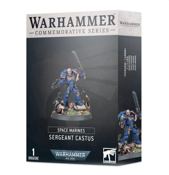 Space Marines Sergeant Castus  Warhammer Commemorative Series  99120199074 Do