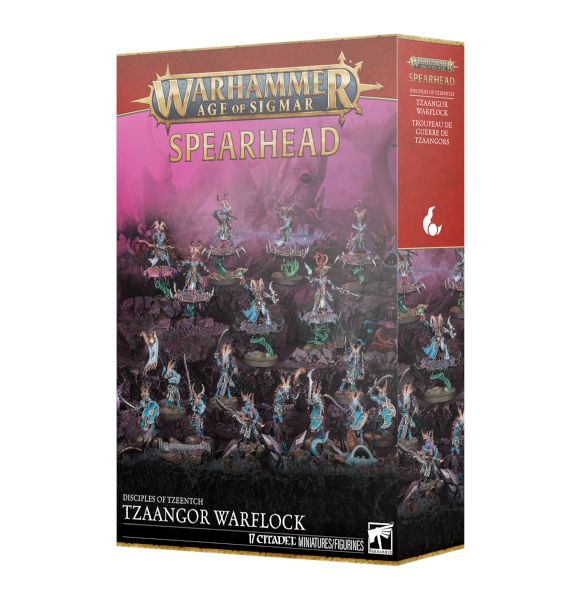 Spearhead: Disciples Of Tzeentch: Tzaangor Warflock Begynderbox 99120201204
