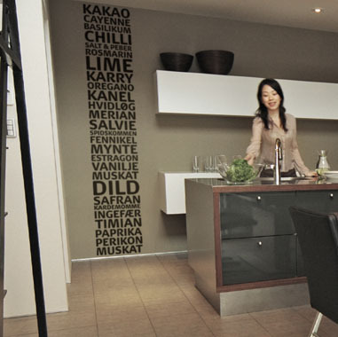 Spice Tower Wallsticker Af Alan Smithee  26x138 Cm