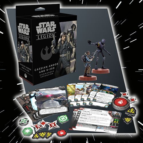 Star Wars: Legion  Commander Expansion: Rebel Alliance Cassian Andor And  -2so
