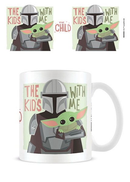 Star Wars Mug Krus The Mandalorian Mug The Kids With Me 315ml