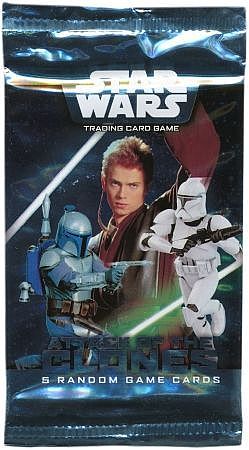 Star Wars Tcg: Attack Of The Clones  -card Booster Pack