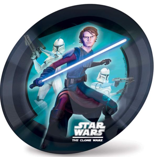 Star Wars: The Clone Wars: Birthday Party Paper Plates   Stk