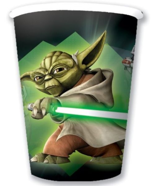 Star Wars: The Clone Wars: Birthday Party Papir Cups   Stk