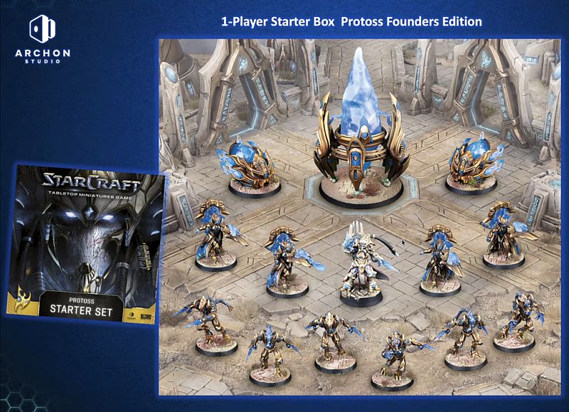 Starcraft: The Miniatures Game Protoss Starter Set  Founders Edition