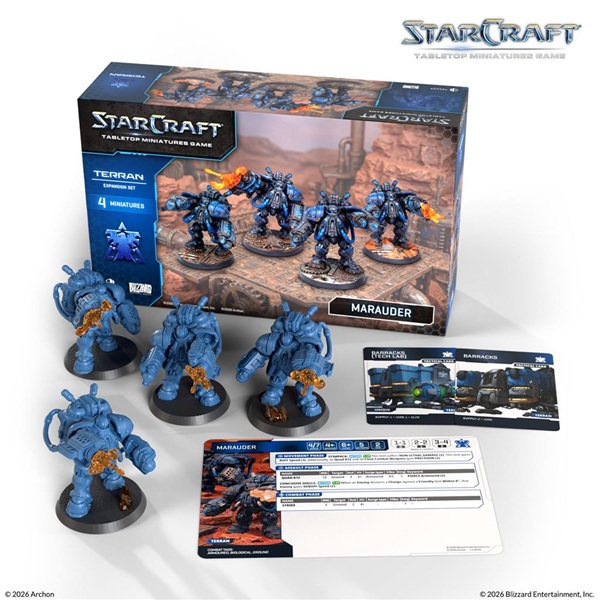 Starcraft: The Miniatures Game Terran: Marauder Expansion Set