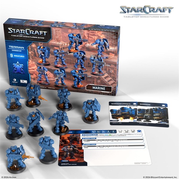 Starcraft: The Miniatures Game Terran: Marine Expansion Set