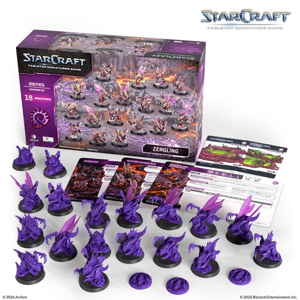 Starcraft: The Miniatures Game Zerg: Zergling Expansion Set