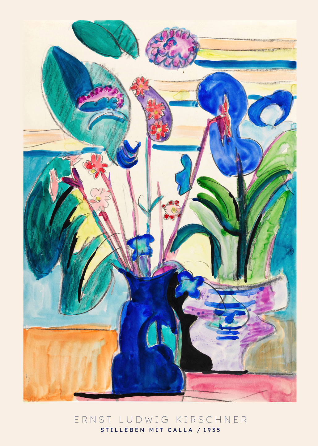Stilleben Mit Calla Af Plakatwerket