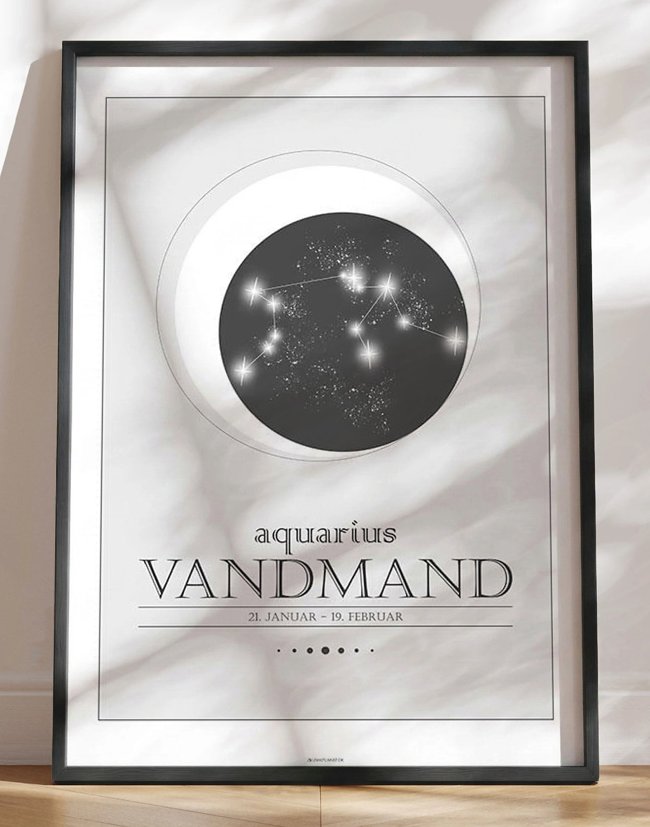 Stjernetegnplakat Vandmand