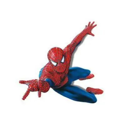 Stor Spiderman Wallsticker  110x90cm