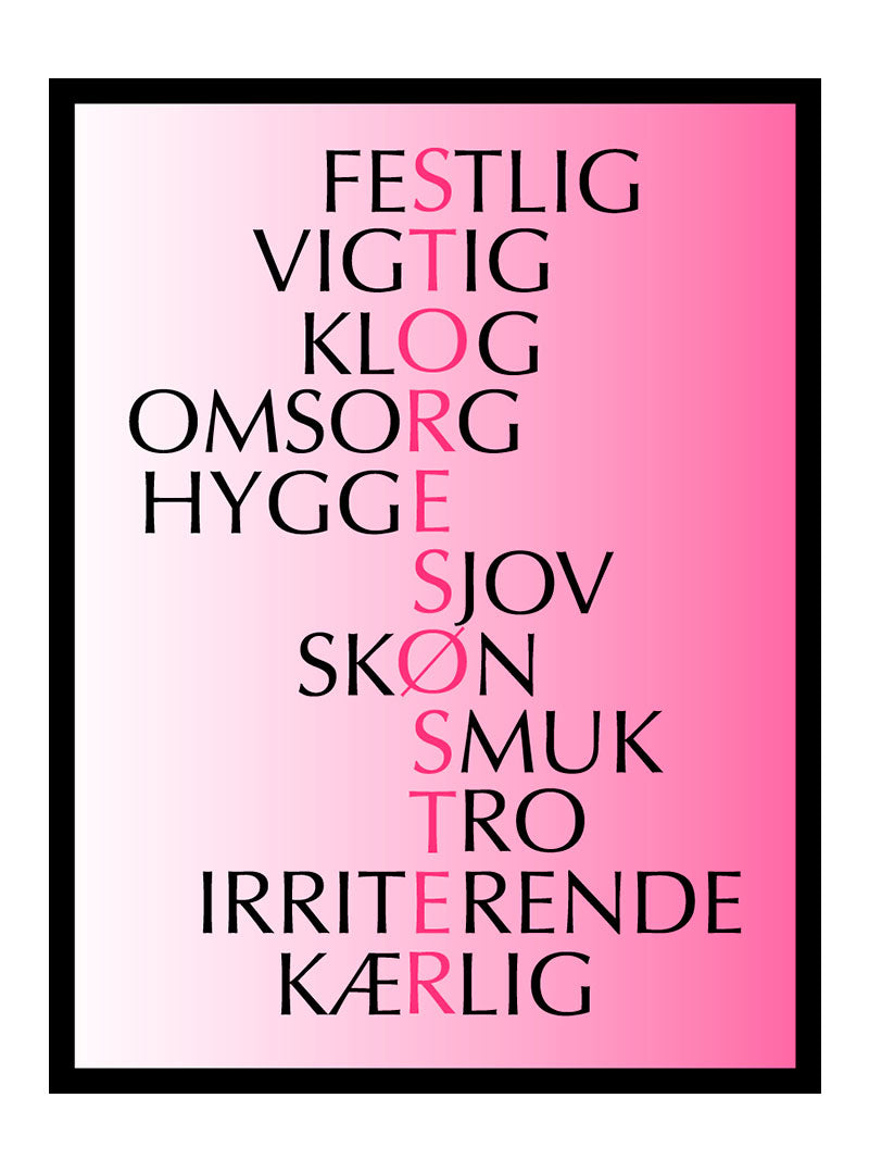 Storesøster Citater Plakat