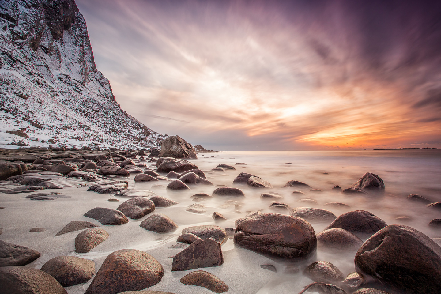 Sunset Rocks Af Mikkel Beiter
