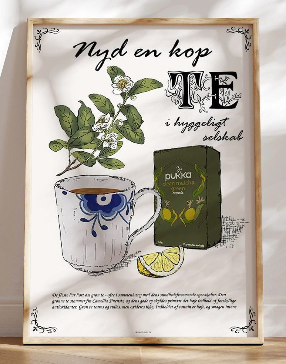 Te Plakat Grøn Te