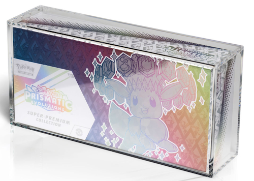 The Acrylic Box Acrylic Case  Akrylkasse  Pokemon Scarlet   Violet: Prismatic Evolutions Super Premium Collection