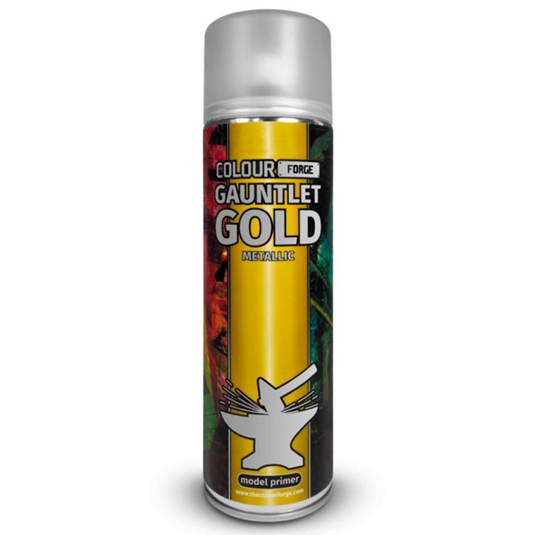 The Colour Forge Spray: Gauntlet Gold 500ml