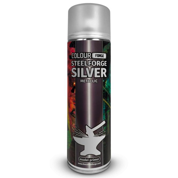 The Colour Forge Spray: Steelforge Silver 500ml