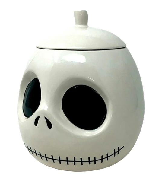 The Nightmare Before Christmas: Jack Skellington Head 3d Sculpted Ceramic Cookie Jar