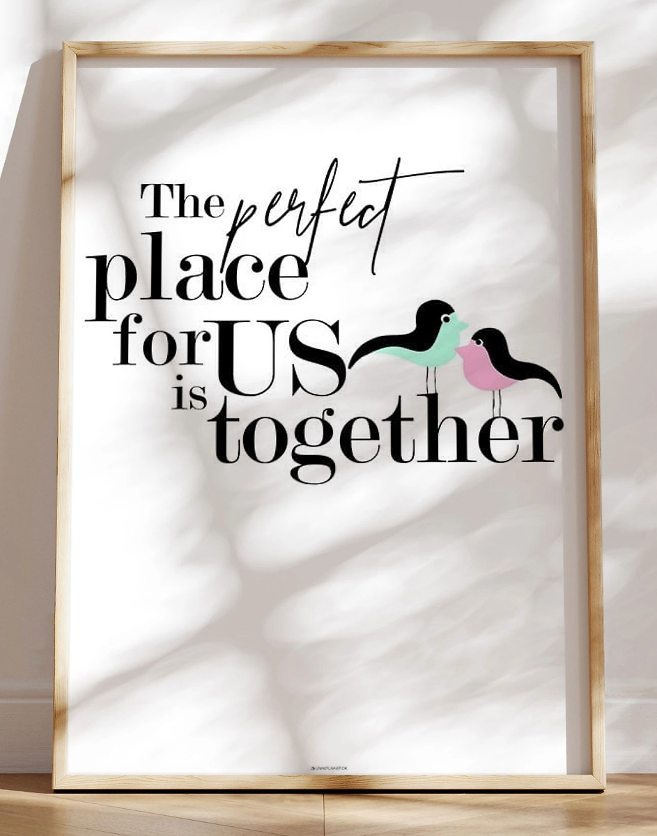 The Perfect Place Birds Plakat