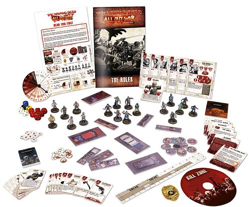 The Walking Dead: All Out War Miniatures Game  Core Set  Grundspil  Mgwd001
