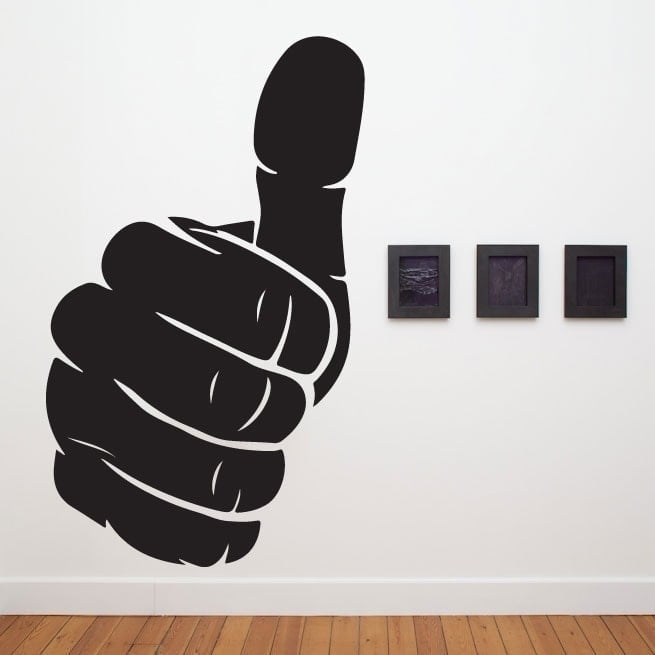 Thumbs Up Wallsticker