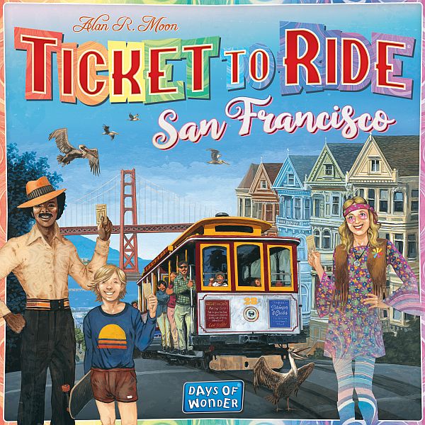 Ticket To Ride Engelsk Grundspil San Francisco  English Edition