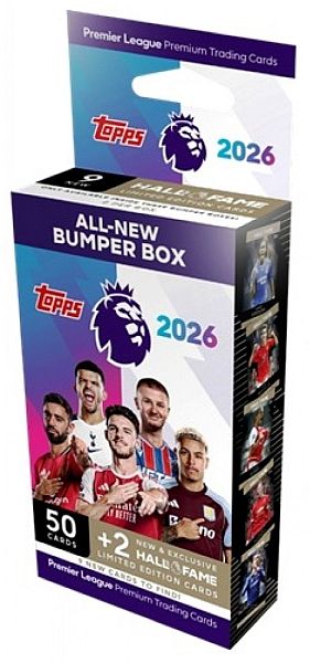 Topps Match Attax Premier League 2025 2026 Bumper Box    Boosters     Hall Of Fame