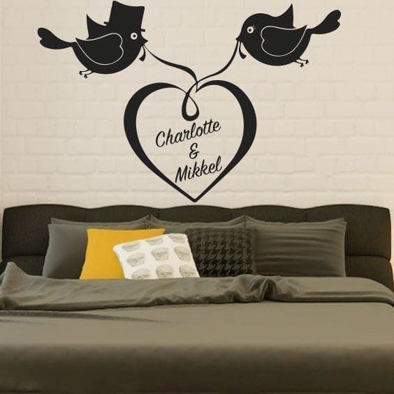 Turtelduer Wallsticker