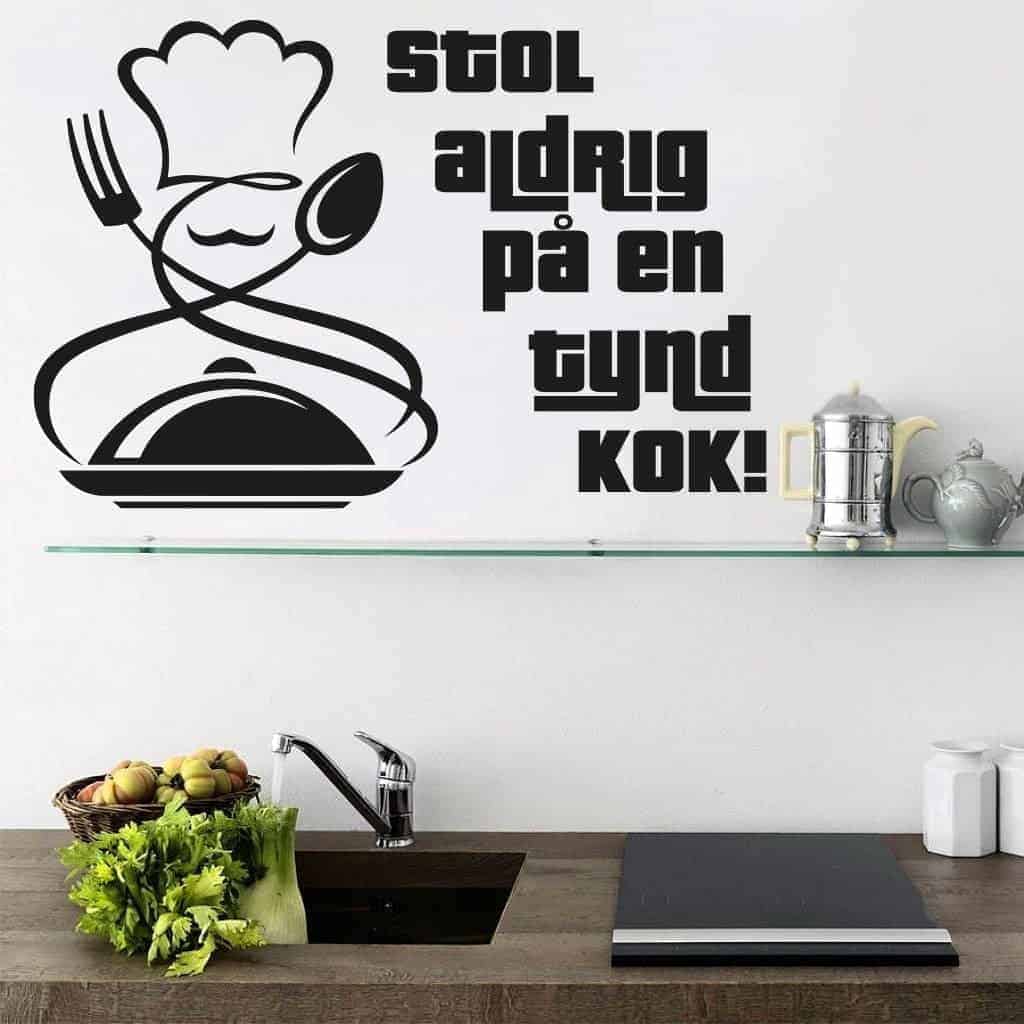 Tynd Kok Wallsticker