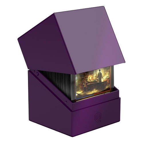 Ultimate Guard Boulder Deck Case  Deck Box  100  Solid Purple