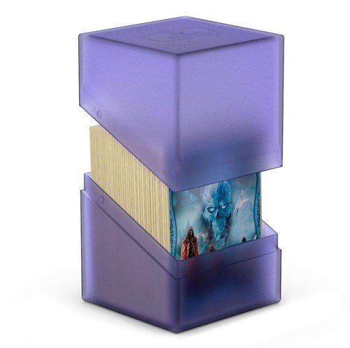 Ultimate Guard Boulder Deck Case  Deck Box  100  Standard Size Amethyst