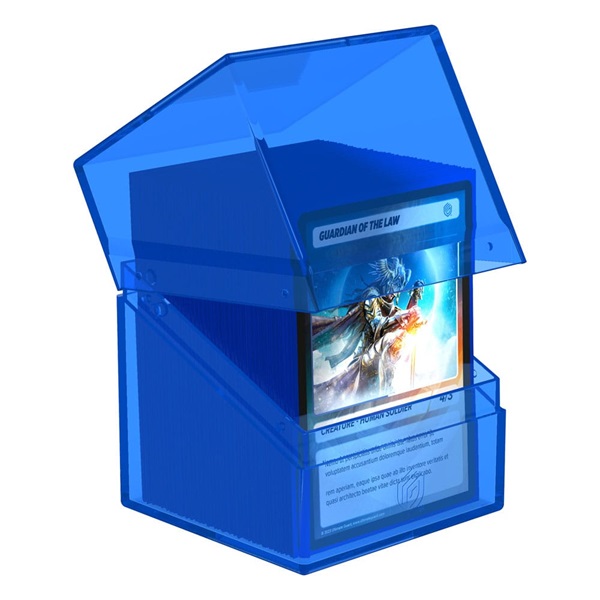 Ultimate Guard Boulder Deck Case  Deck Box  100  Standard Size Clear: Sapphire