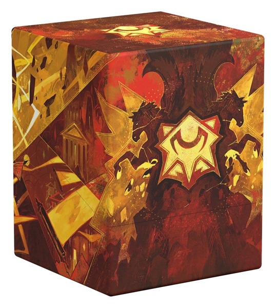 Ultimate Guard Boulder Deck Case Deck Box 100 Standard Size: Magic: The Gathering Secrets Of Strixhaven: Lorehold
