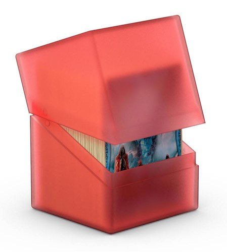 Ultimate Guard Boulder Deck Case  Deck Box  100  Standard Size Ruby