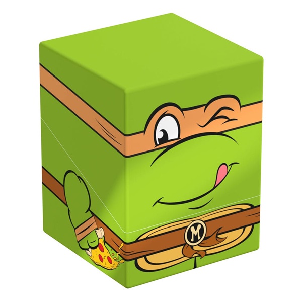 Ultimate Guard Boulder Deck Case  Deck Box  100  Standard Size Squaroes: Teenage Mutant Ninja Turtles: Michelangelo