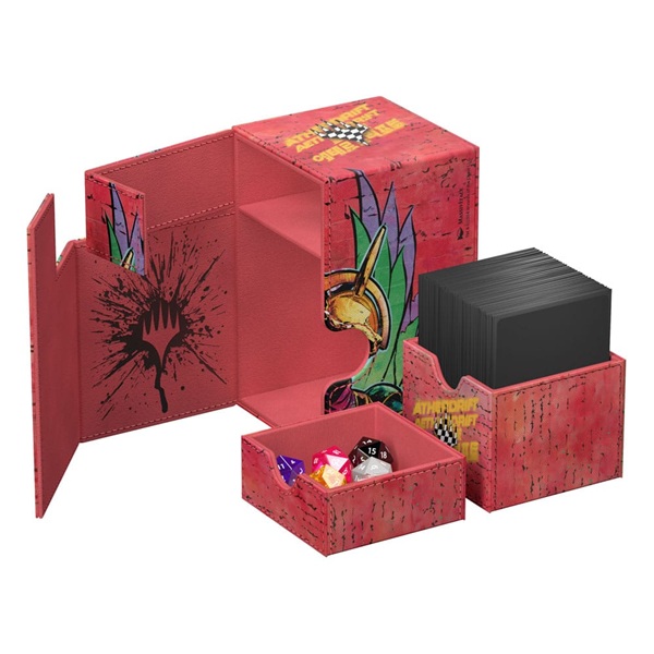 Ultimate Guard Flip   Tray Deck Case  Deck Box  100  Standard Size Xenoskin Magic: The Gathering Aetherdrift: Hazoret  Godseeker