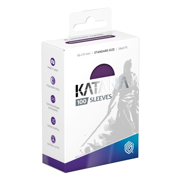 Ultimate Guard Katana Sleeves  Kortlommer  Standard Size Iris Bloom  100 Sleeves