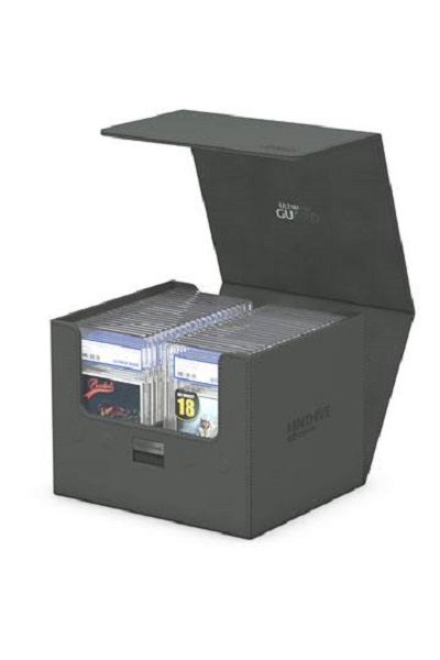 Ultimate Guard Minthive Deck Case  Deck Box  30  Xenoskin Grey  Gr 195 165  Holder 30  Gradede Kort
