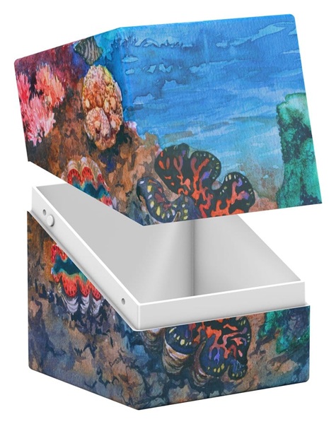Ultimate Guard Return To Earth Boulder Deck Case  Deck Box  100  Standard Size: Coral Places Seablue Hush