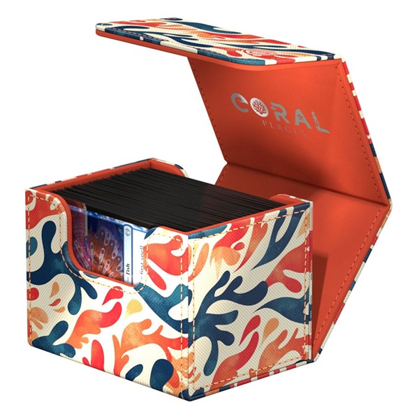 Ultimate Guard Sidewinder Deck Case  Deck Box  100  Standard Size Xenoskin 2025 Exclusive: Coral Places Mellow Sea
