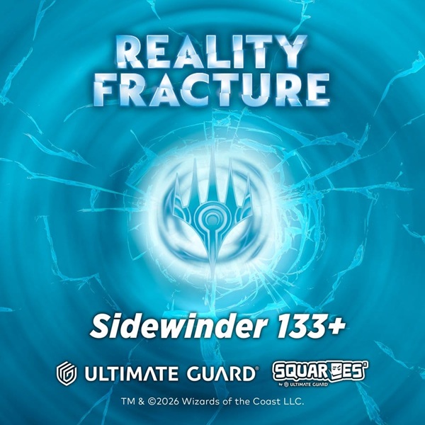 Ultimate Guard Sidewinder Deck Case  Deck Box  133  Standard Size Xenoskin: Magic: The Gathering Reality Fracture: Blue Rare